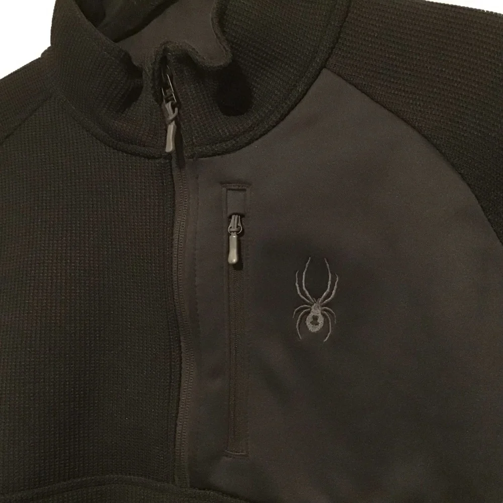 Spyder Men's Black Performance Jacket - Picture 4 of 6